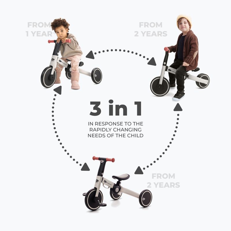 Kinderkraft cross-country tricycle 4TRIKE grey 9