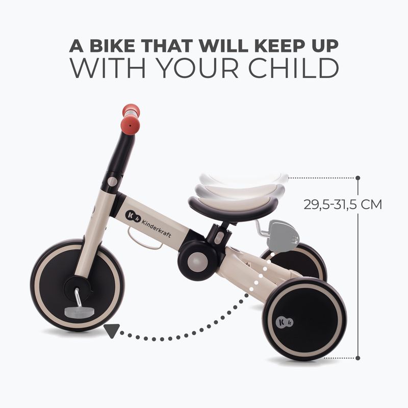 Kinderkraft cross-country tricycle 4TRIKE grey 10