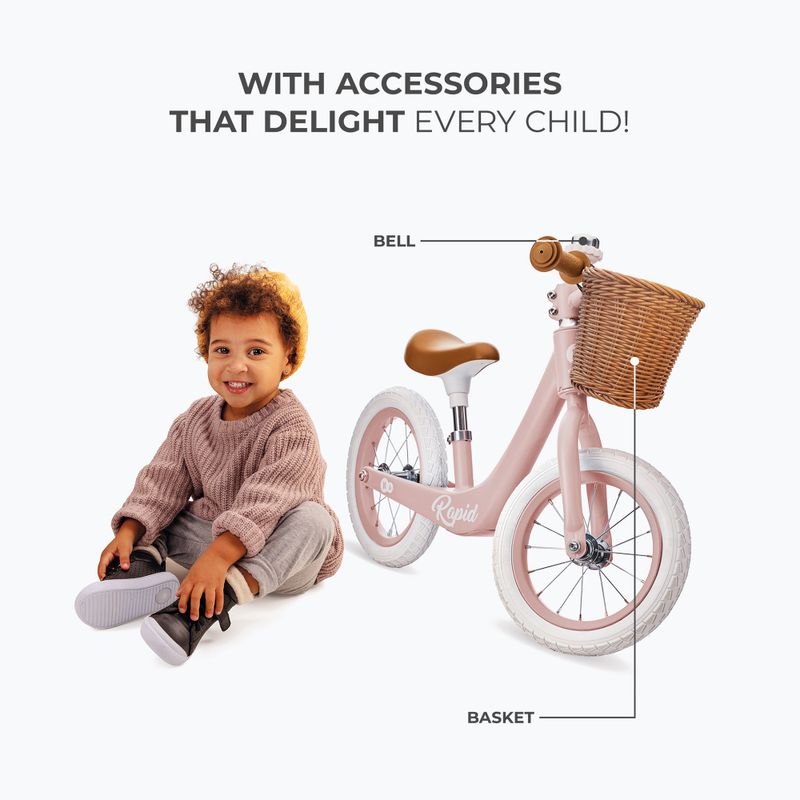 Kinderkraft cross-country bicycle Rapid 2 pink 5