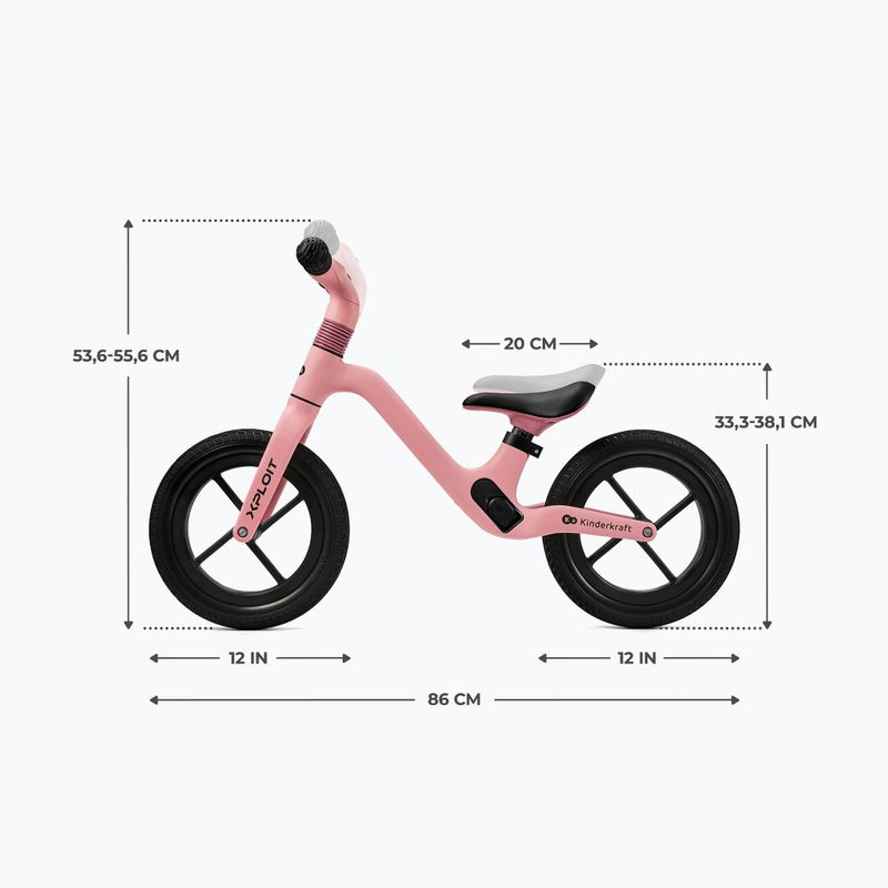 Kinderkraft Xploit cross-country bicycle bubblegum pink 4