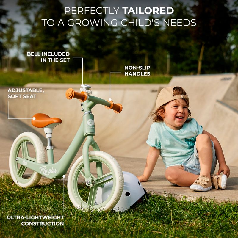 Kinderkraft Fly Plus baby blue cross-country bicycle 15