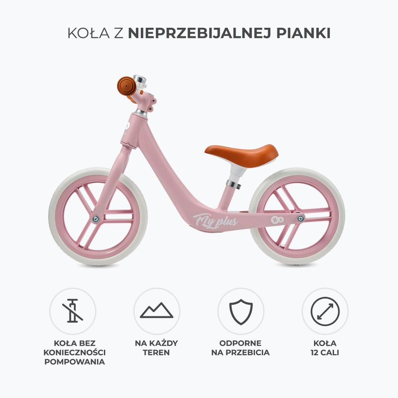 Kinderkraft Fly Plus powder pink cross-country bicycle 8