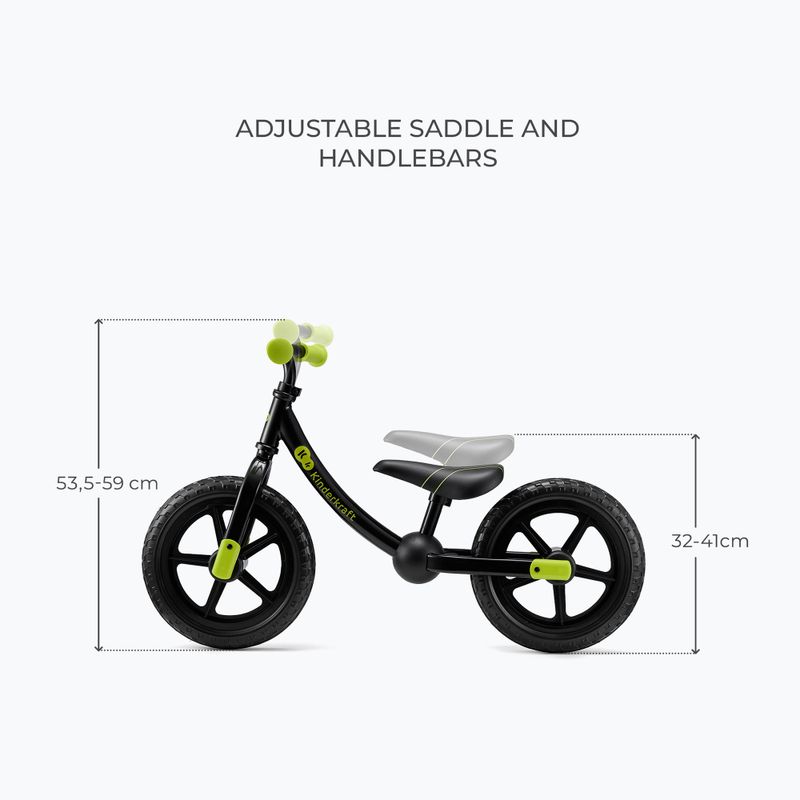 Cross-country bicycle Kinderkraft 2Way Next black 3