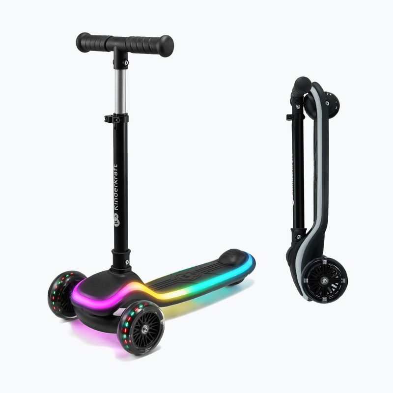 Children's three-wheeled scooter Kinderkraft Raket black 5