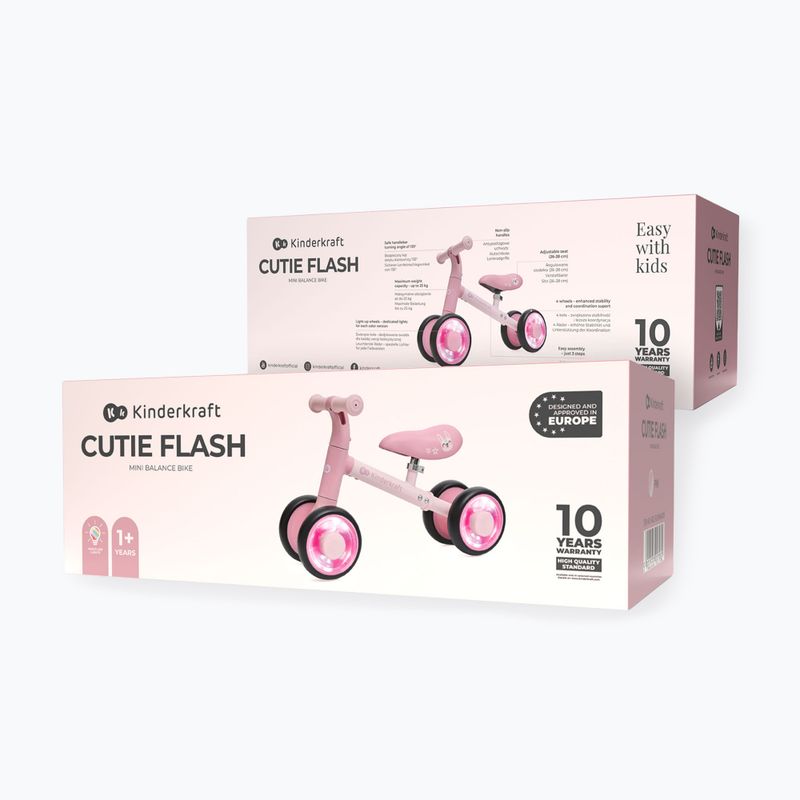 Balance bike Kinderkraft Cutie Flash pink 6