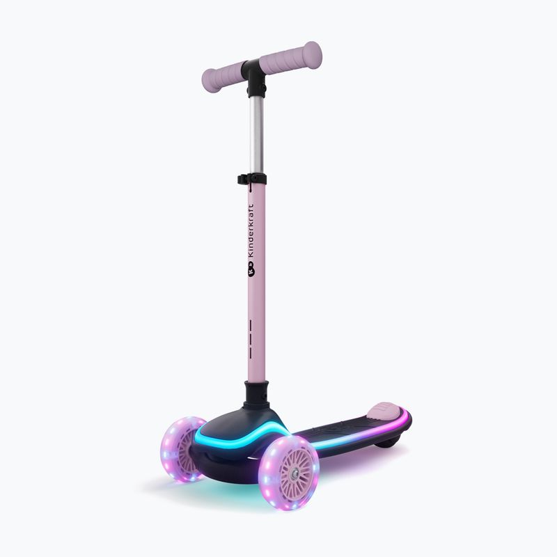 Children's three-wheeled scooter Kinderkraft Raket Up pink 4