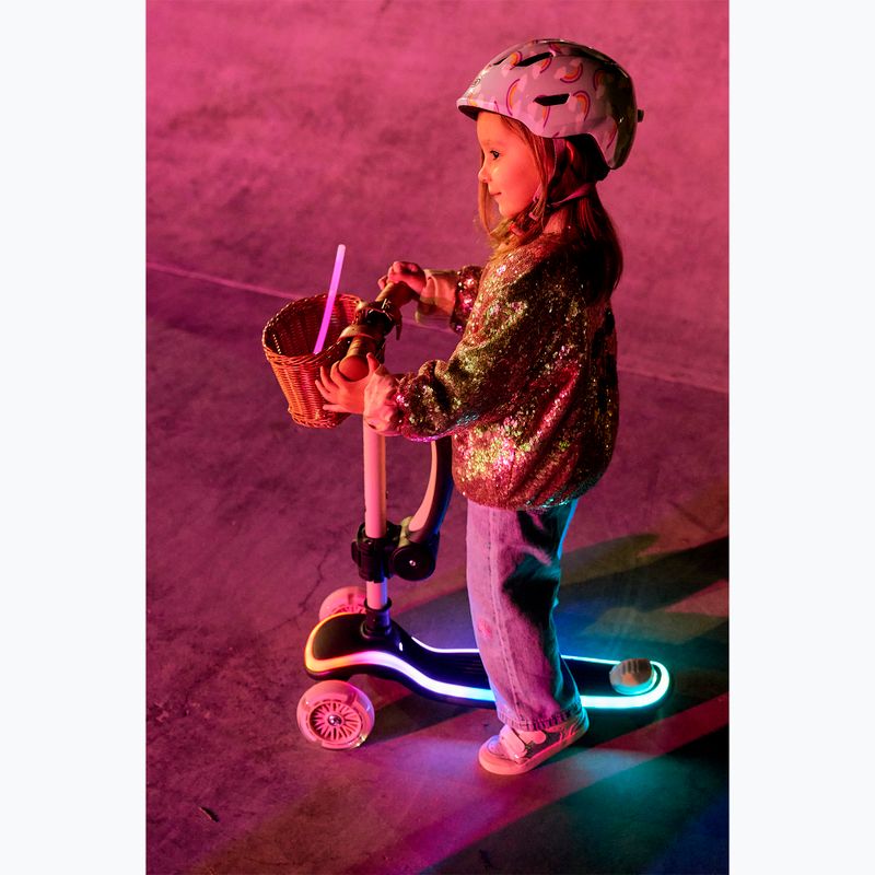 Children's three-wheeled scooter Kinderkraft Raket Up pink 14