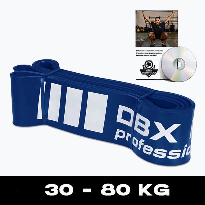 Exercise rubber DBX BUSHIDO Power Band 64 blue 5