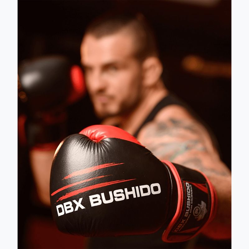 DBX BUSHIDO leather sparring training gloves black ARB-415 17
