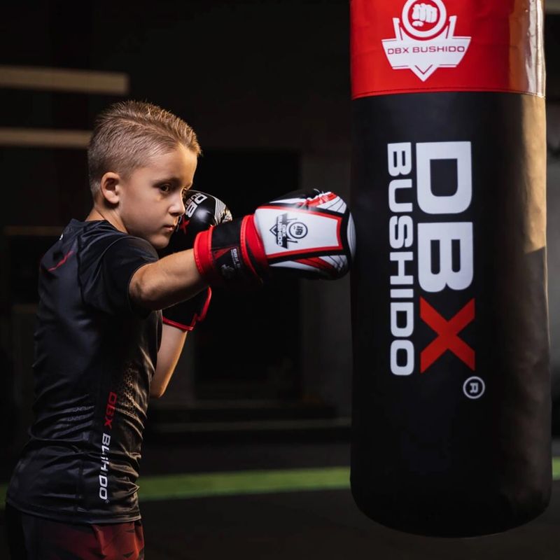 Children's punching bag DBX BUSHIDO Junior red 6