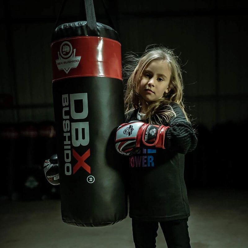Children's punching bag DBX BUSHIDO Junior red 8