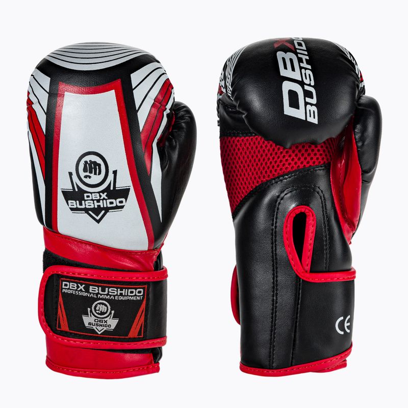 DBX BUSHIDO ARB-407v2 children's boxing gloves black and red 3
