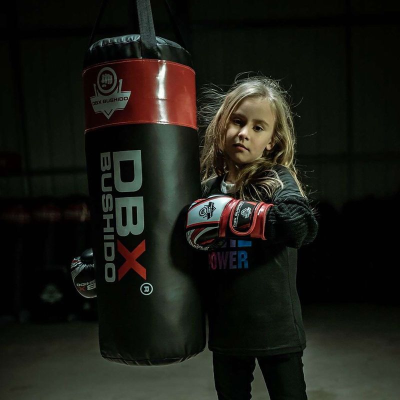 DBX BUSHIDO ARB-407v2 children's boxing gloves black and red 14