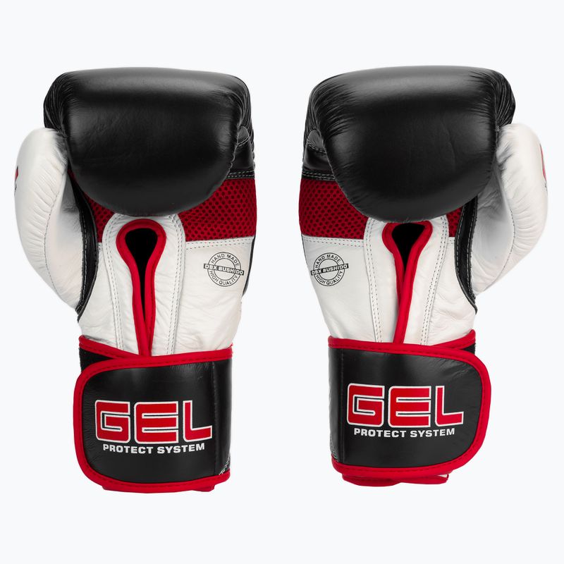 DBX BUSHIDO synthetic leather boxing gloves with Gel technology black B-2v11a 2