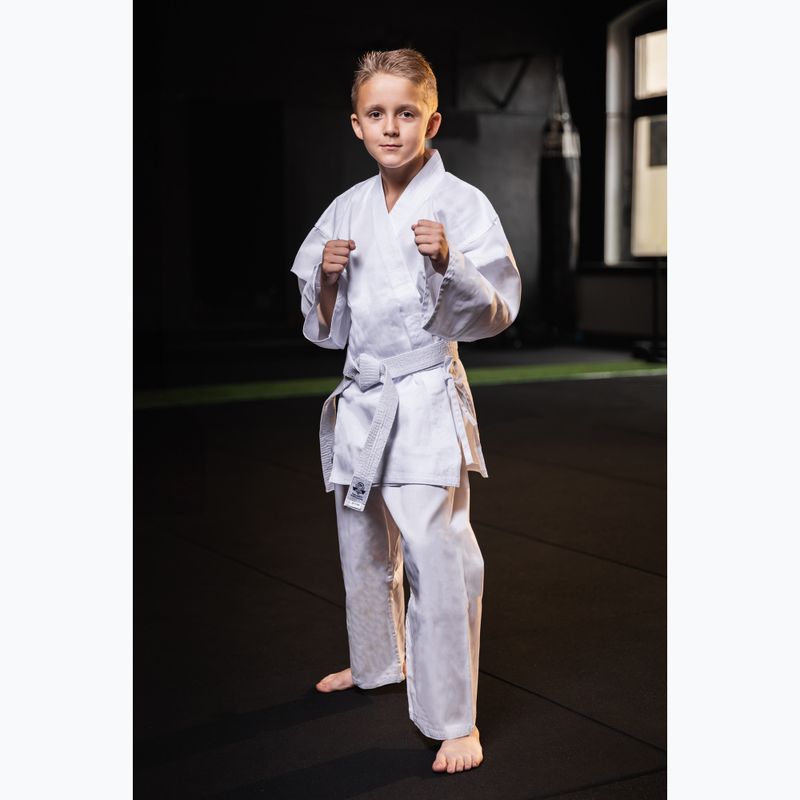 DBX BUSHIDO ARK-3102 children's belted karategi white 8