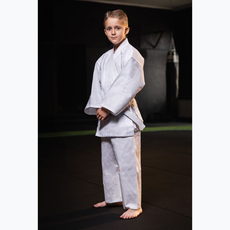 DBX BUSHIDO ARK-3102 children's belted karategi white 10