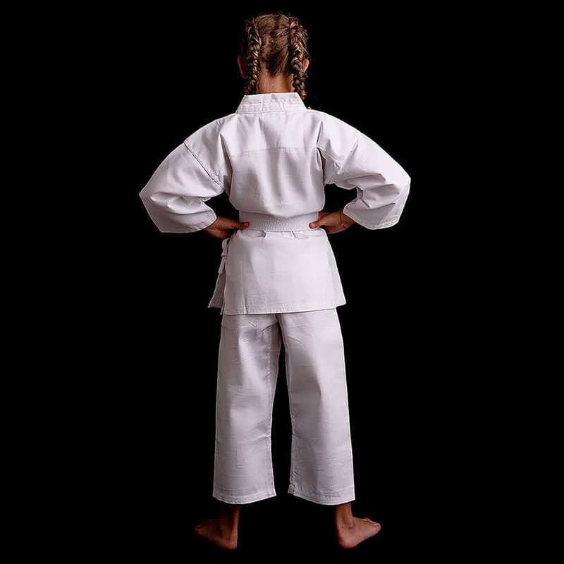 DBX BUSHIDO ARK-3102 children's belted karategi white 13