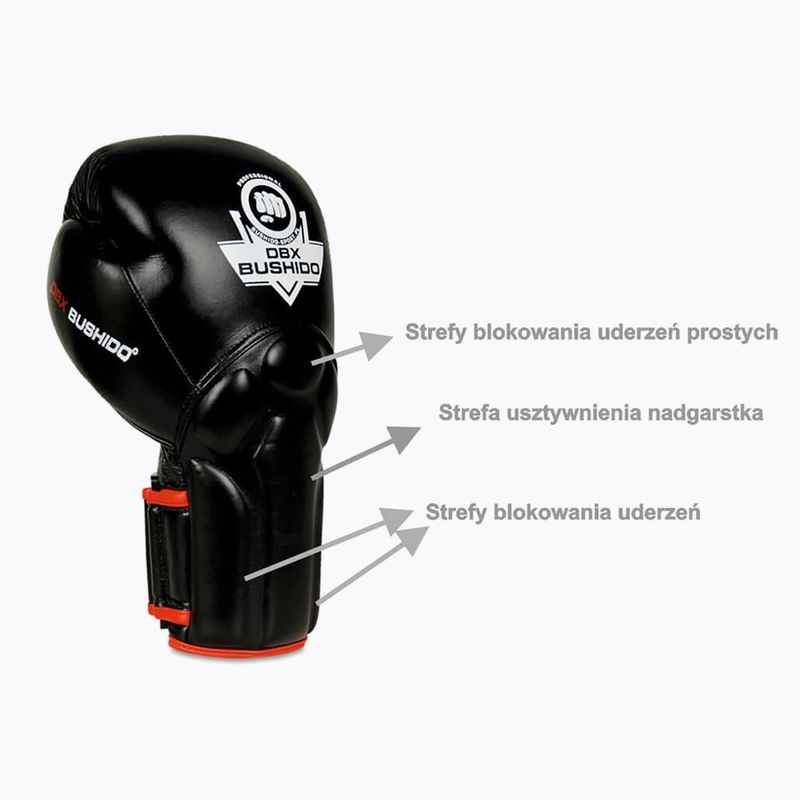 DBX BUSHIDO boxing gloves with Wrist Protect system black Bb2 15