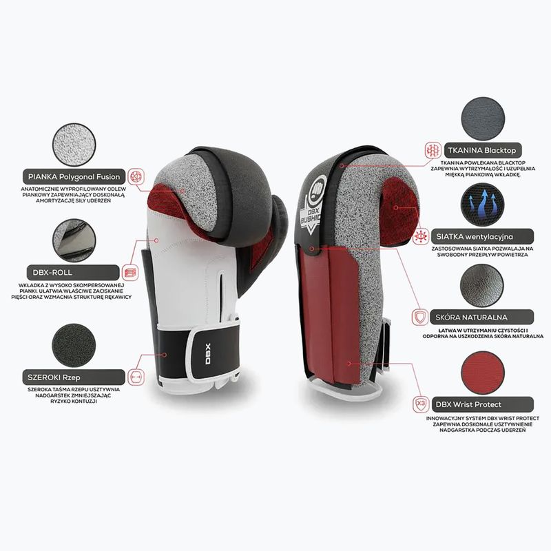 DBX BUSHIDO boxing gloves with Wrist Protect system black Bb4 9