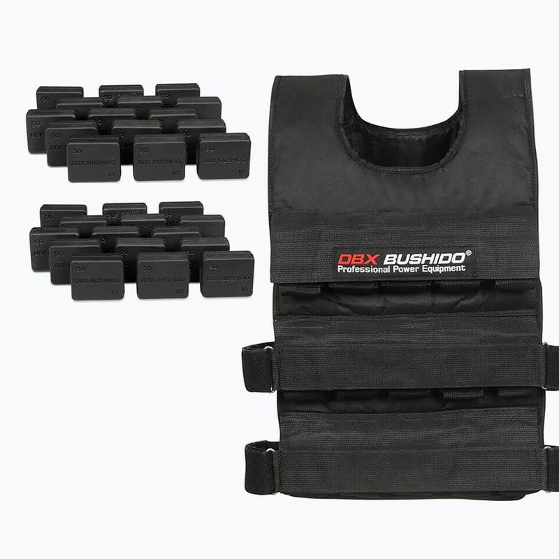 DBX BUSHIDO weighted waistcoat black DBX-W-6B