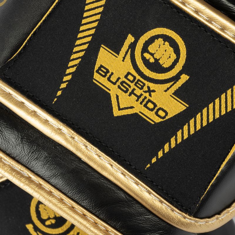 Boxing gloves DBX BUSHIDO natural leather black B-2v13 5