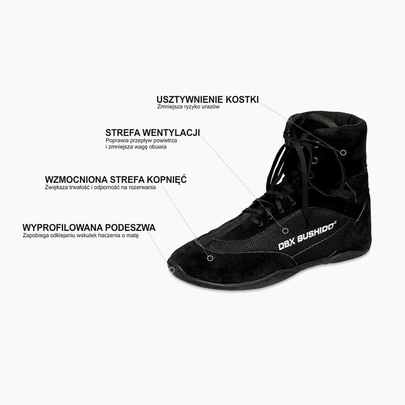 Boxing shoes DBX BUSHIDO ARS-2051B black 9