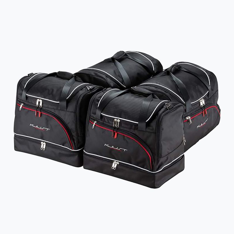 KJUST trunk bag set Alfa Romeo 159 Sportwagon 2005-2011 4 pcs. black