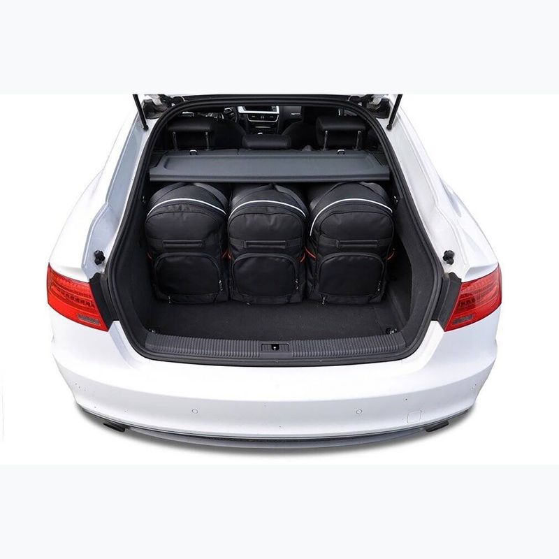 KJUST trunk bag set Audi A5 Sportback 2009-2016 5 pcs black 17