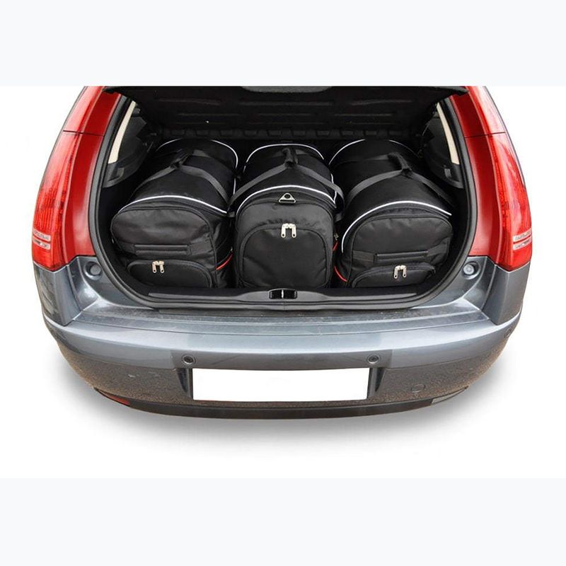 Trunk bag set KJUST Citroen C4 Hatchback 2004-2010 3 pcs black 15