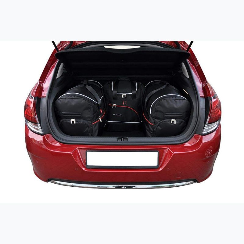Trunk bag set KJUST Citroen C4 Hatchback 2010-2017 4 pcs black 14