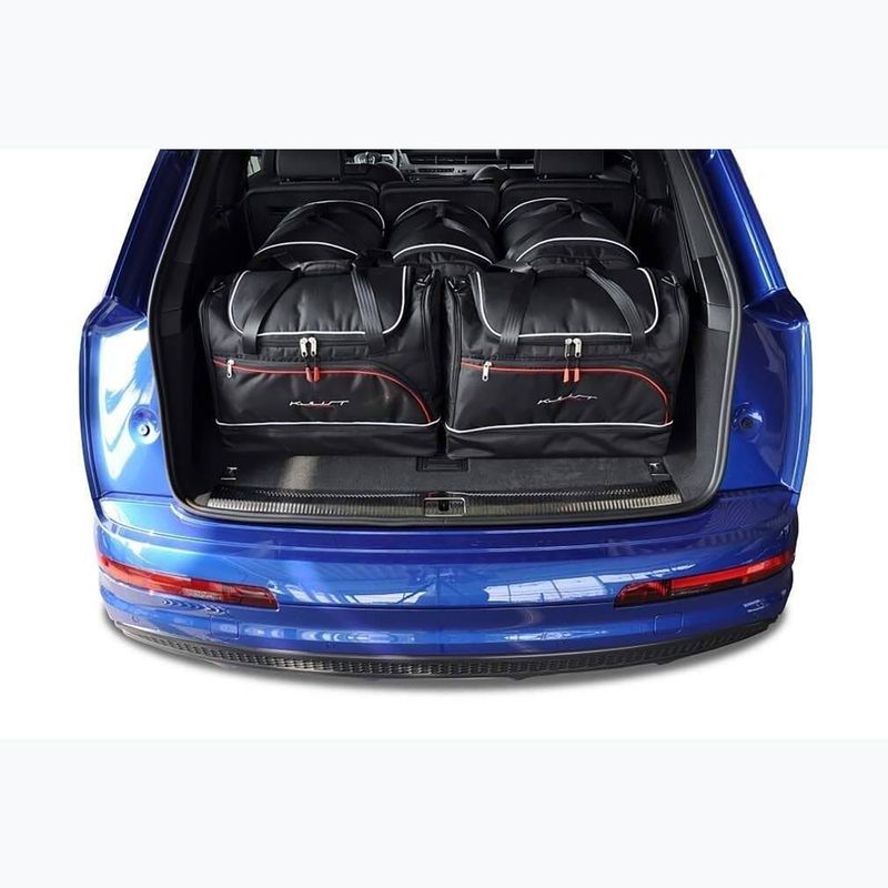 KJUST Audi Q7 trunk bag set 2015+ 5 pcs black 16