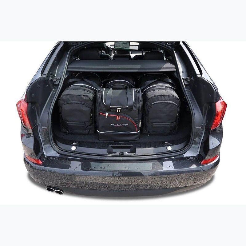 KJUST BMW 5 Gran Turismo luggage compartment bag set 2010-2017 4 pcs black 17
