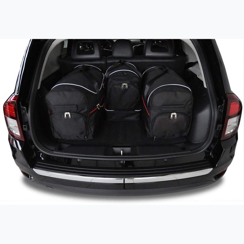Trunk bag set KJUST Jeep Compass 2007-2015 4 pcs black 15