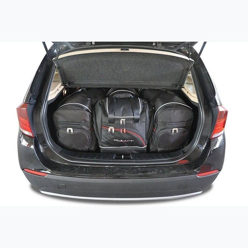 KJUST BMW X1 boot bag set 2009-2015 4 pcs black 12