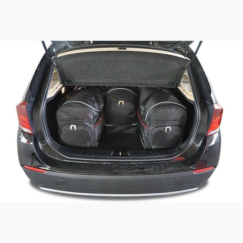 KJUST BMW X1 boot bag set 2009-2015 4 pcs black 13