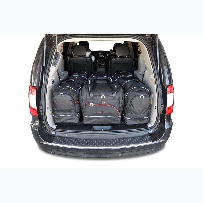 Trunk bag set KJUST Lancia Voyager 2011+ 7 pcs black 10