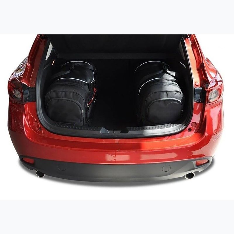 KJUST Mazda 3 Hatchback boot bag set 2013-2018 4 pcs black. 15