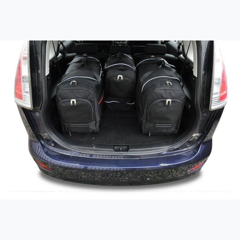 KJUST Mazda 5 Minivan 2005-2010 luggage compartment bag set 4 pcs. black 11