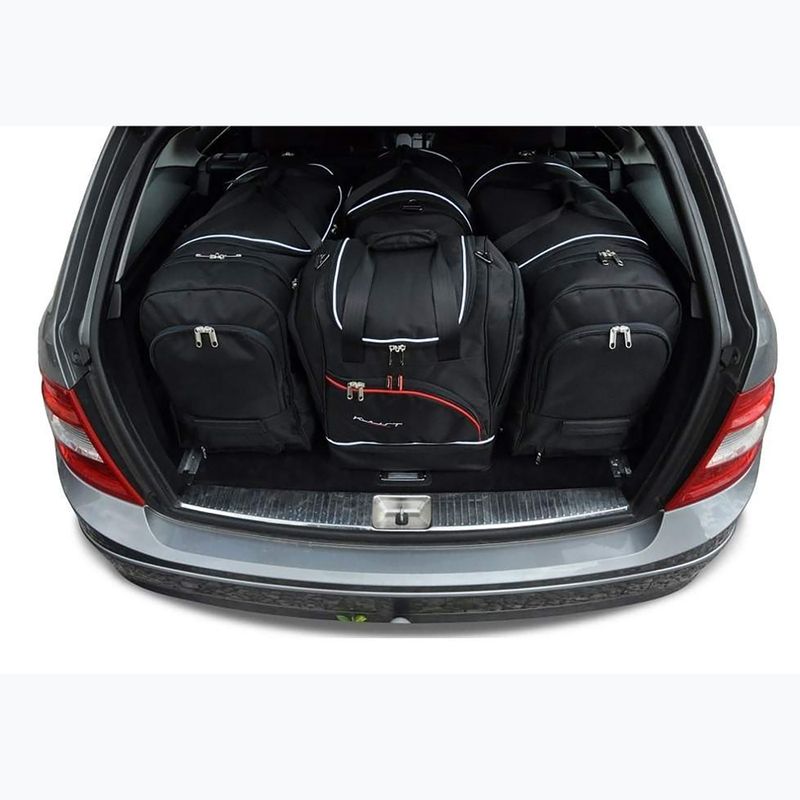 KJUST Mercedes-Benz C Combi luggage compartment bag set 2006-2014 4 pcs black. 12