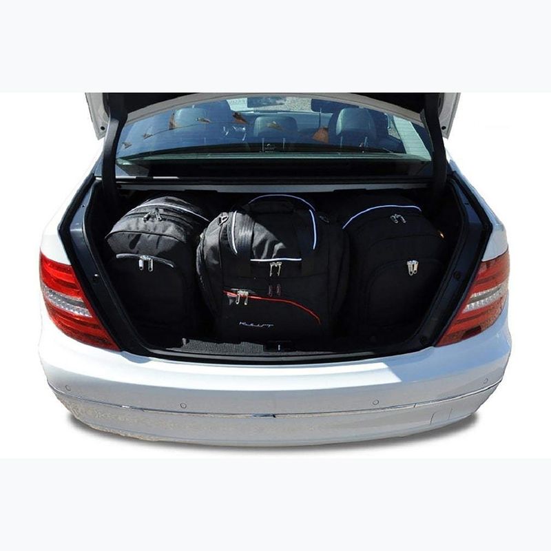 KJUST Mercedes-Benz C Limousine luggage compartment bag set 2006-2014 4 pcs. black 12