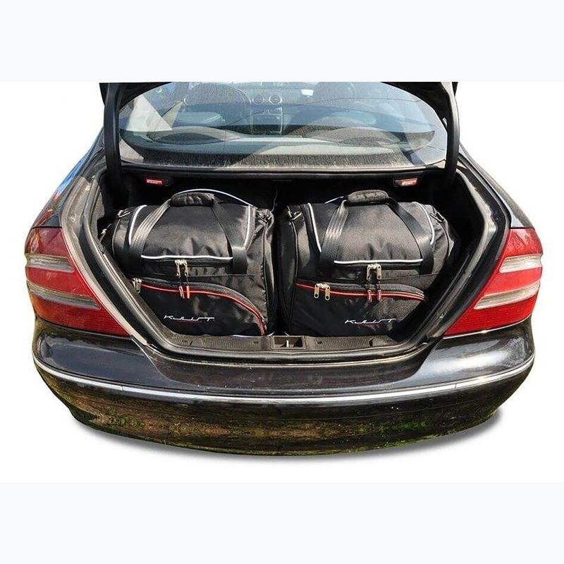 KJUST Mercedes-Benz CLK 2002-2010 luggage compartment bag set 4 pcs. black 14
