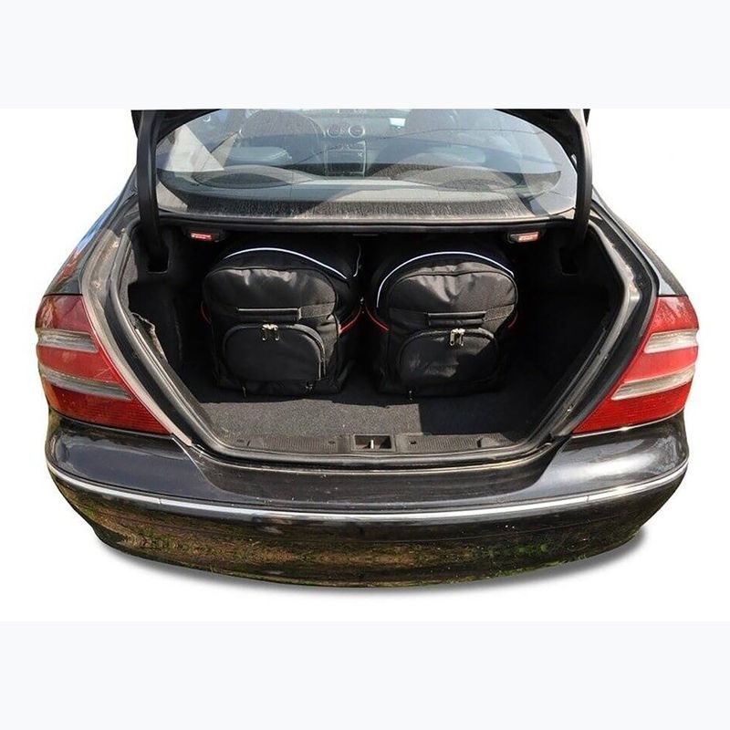 KJUST Mercedes-Benz CLK 2002-2010 luggage compartment bag set 4 pcs. black 15