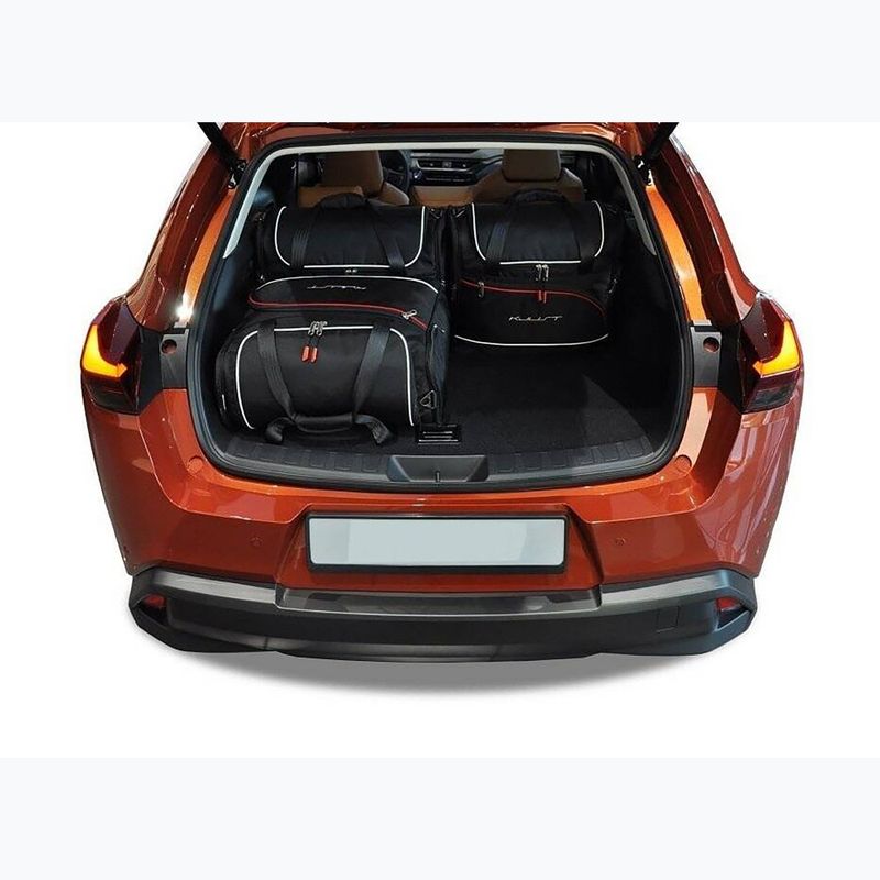 KJUST Lexus Ux Hybrid Awd 2018+ 4 pack luggage bag set black. 12