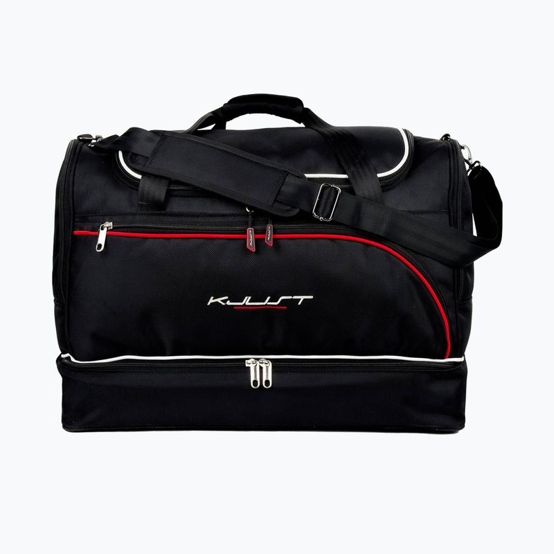 KJUST Nissan Micra 2010-2017 luggage compartment bag set 3 pcs black. 2