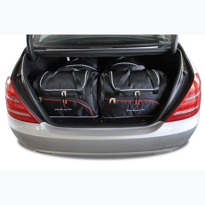 KJUST Mercedes-Benz S 2005-2013 luggage compartment bag set 4 pcs. black 11