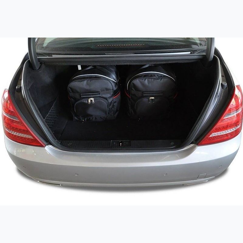 KJUST Mercedes-Benz S 2005-2013 luggage compartment bag set 4 pcs. black 12