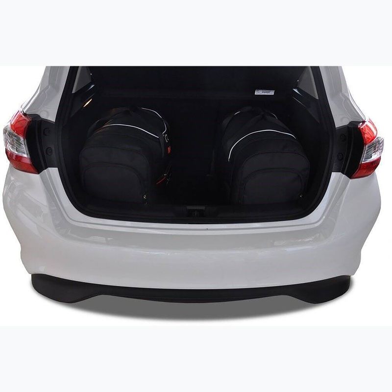 KJUST Nissan Pulsar 2014-2018 luggage compartment bag set 4 pcs black. 15