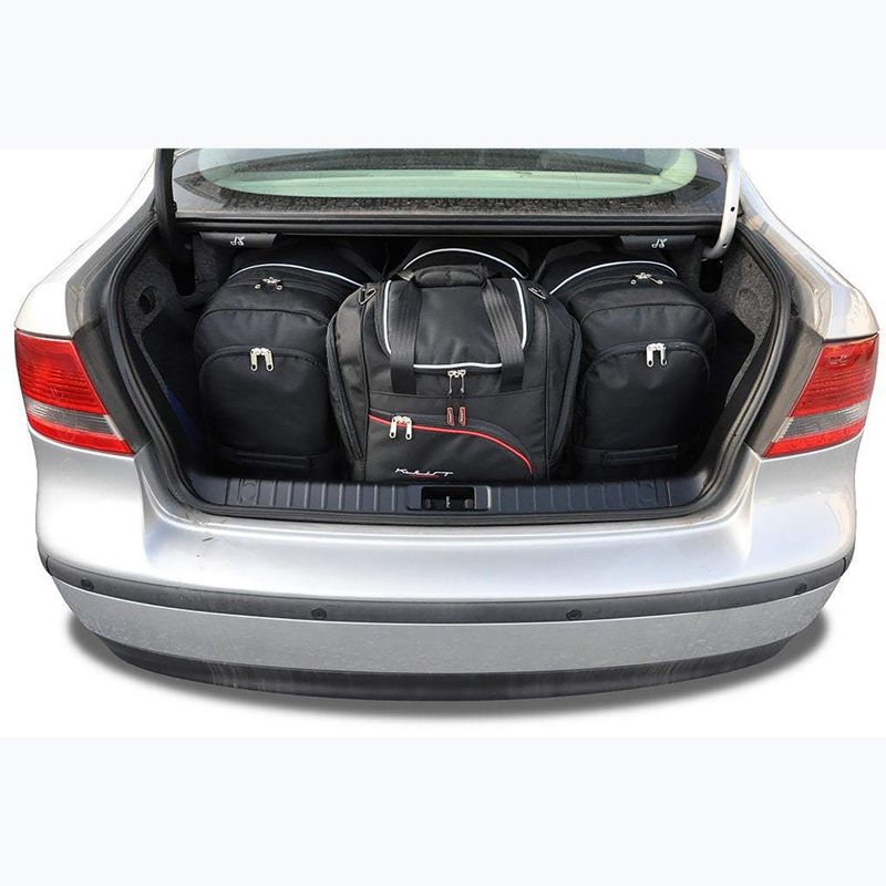 Trunk bag set KJUST Saab 9-3 Sportsedan 2002-2014 4 pcs. black 17