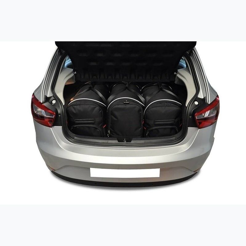 Trunk bag set KJUST Seat Ibiza Hatchback 2008-2017 3 pcs. black 14