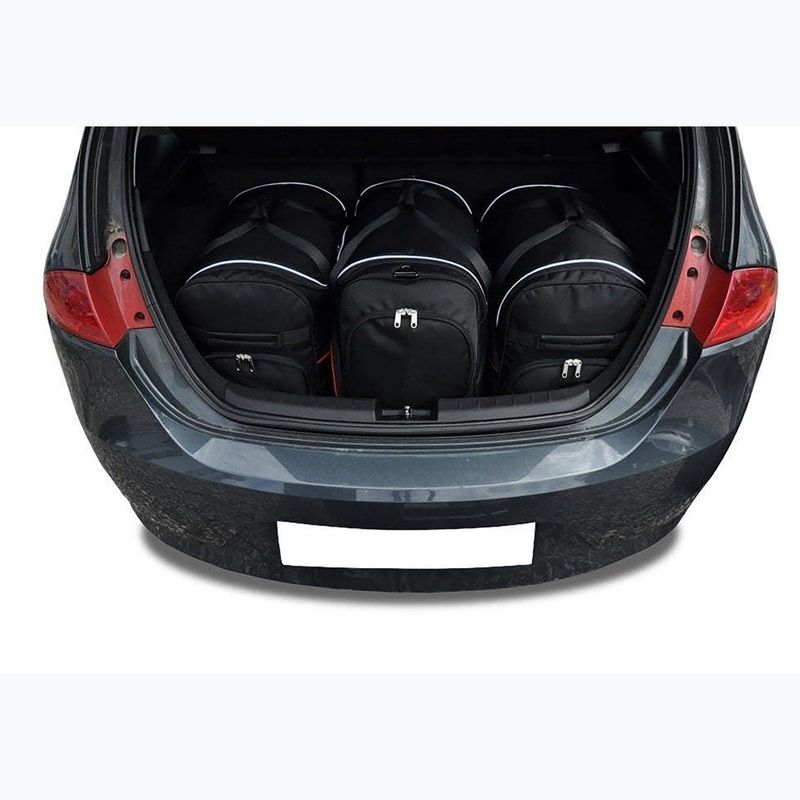 Trunk bag set KJUST Seat Leon Hatchback 2005-2012 3 pcs. black 13